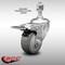 Service Caster 3 Inch SS Gray Polyurethane 12mm Threaded Stem Caster with Total Lock Brake SCC-SSTSTTL20S314-PPUB-M1215 - alternate 4